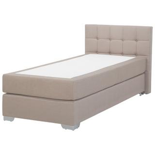 Beliani Lit Boxspring en Polyester Moderne ADMIRAL  