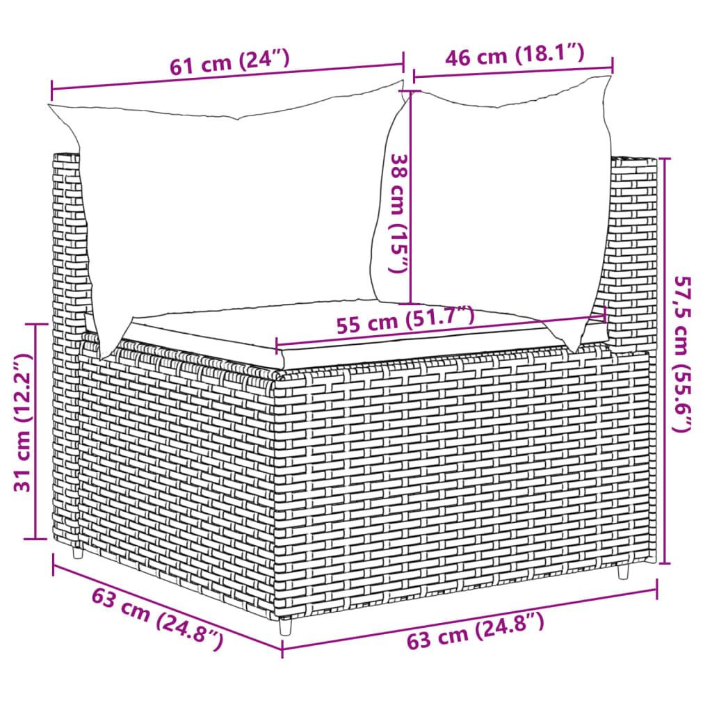 VidaXL Garten lounge set poly-rattan  