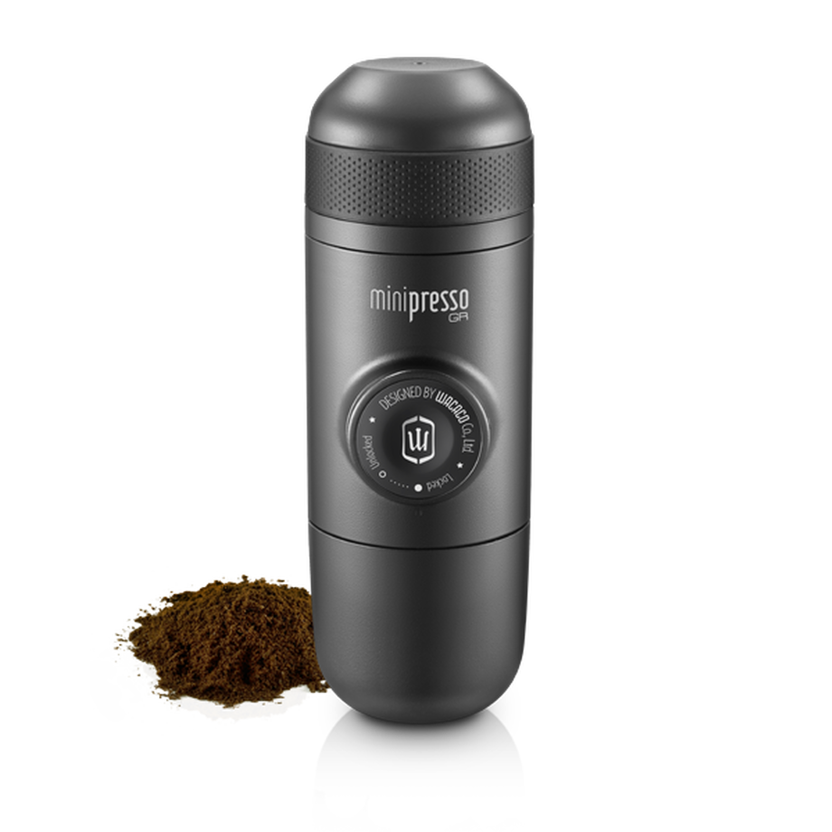 Tragbare Kaffeemaschine "Minipresso GR" gemahlener Kaffee Wacaco