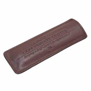Captain Fawcett  CAPTAIN FAWCETT Étui en Cuir pour Peigne de Poche Pliable pour Moustache 