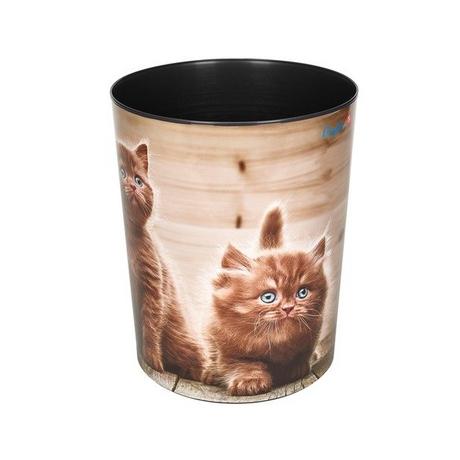 Läufer LÄUFER Papierkorb 26661 Neugierige Kätzchen 13lt  