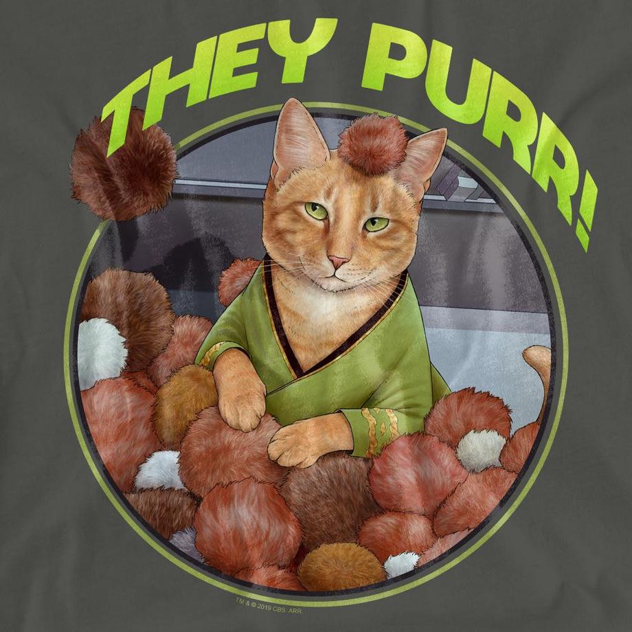 Star Trek The Purr Bedrucktes Kurzarm T-Shirt  