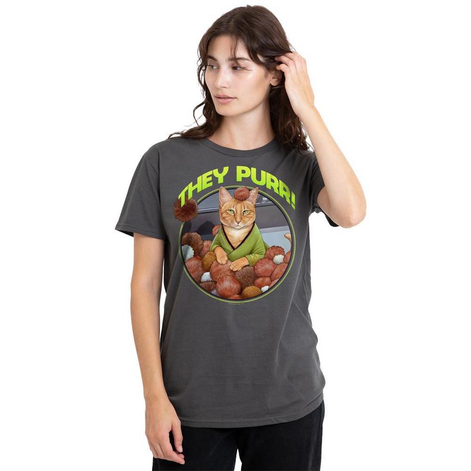 Star Trek The Purr Bedrucktes Kurzarm T-Shirt  