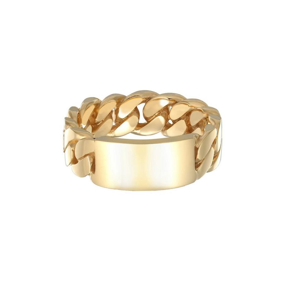 Kuzzoi  Ring  Siegelring Panzer Glieder Platte 925 Silber 