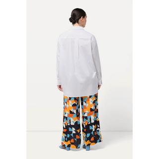 Ulla Popken  Chemisier oversize à manches longues et boutons en nacre 