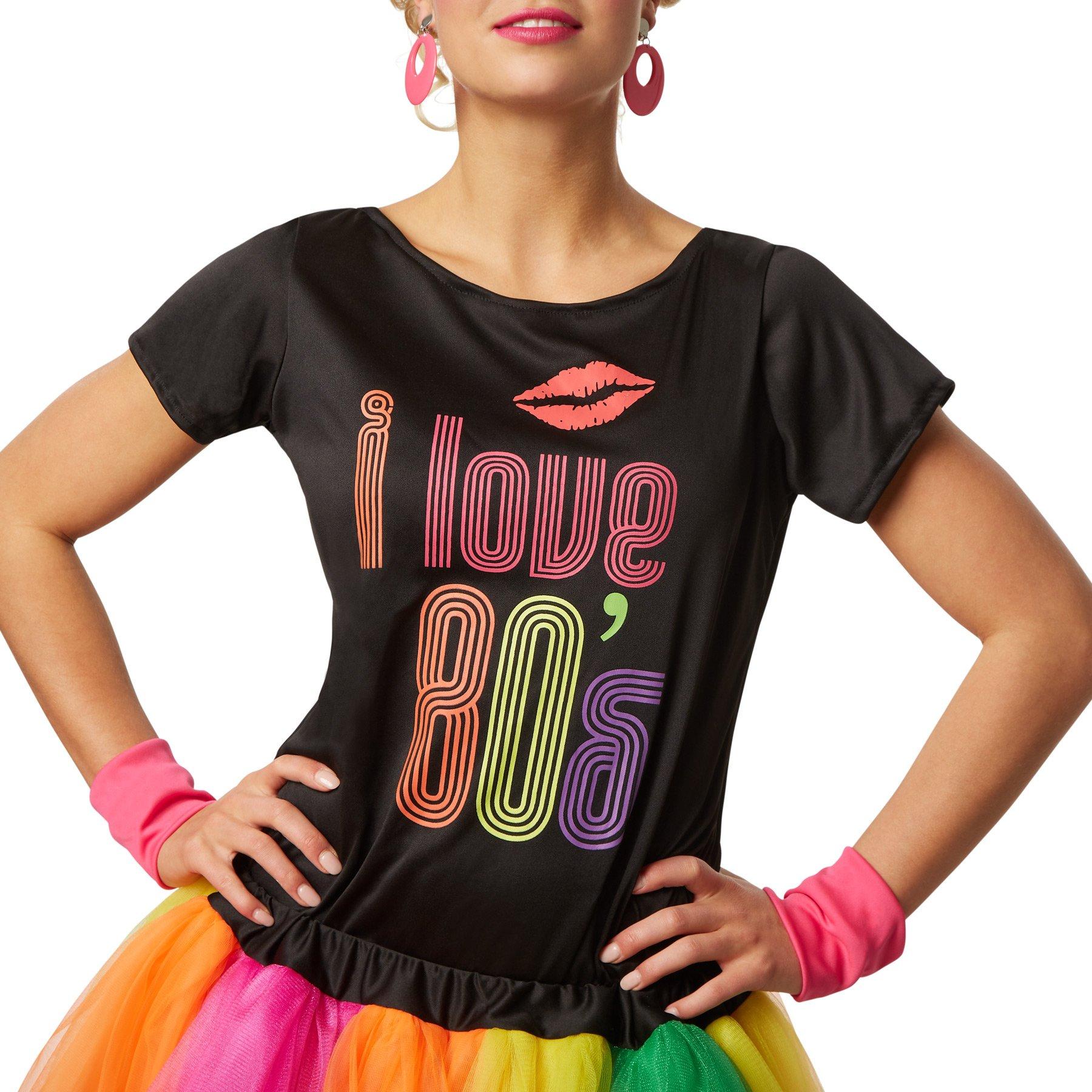 Tectake  Frauenkostüm 80er Jahre Disco-Lady 