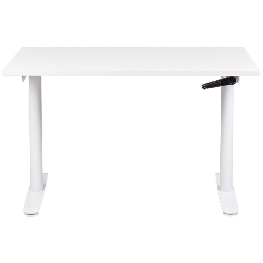 Beliani Schreibtisch manuell höhenverstellbar aus Faserplatte  DESTINAS  