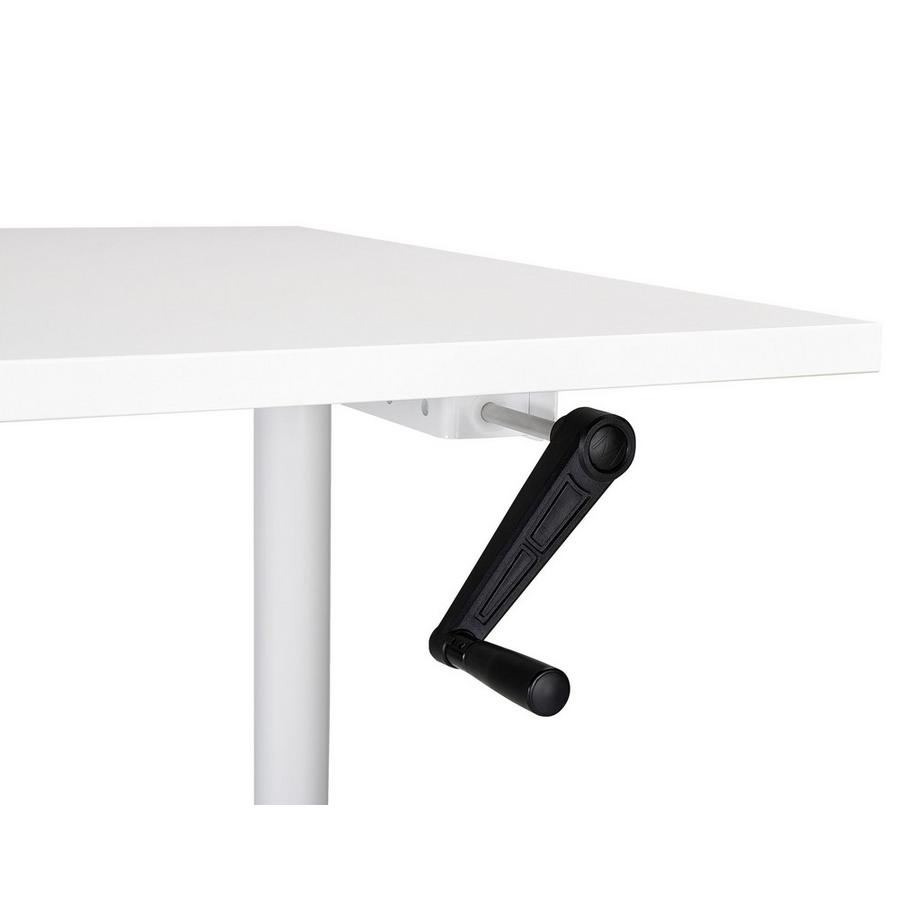 Beliani Schreibtisch manuell höhenverstellbar aus Faserplatte  DESTINAS  