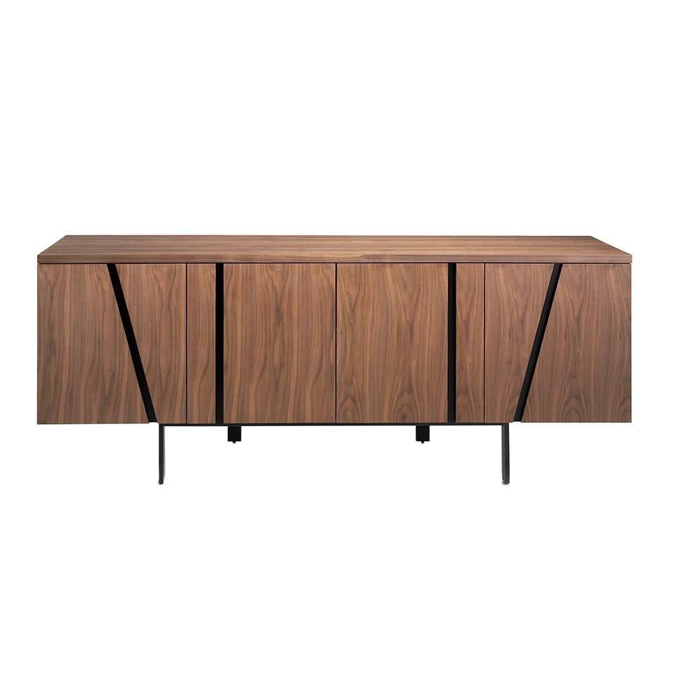 ANGEL CERDA Sideboard aus Nussbaum em Stahl  