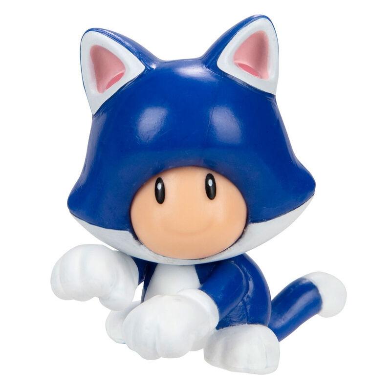 JAKKS Pacific  Figurine Nintendo Super Mario Cat Toad 6.5cm 