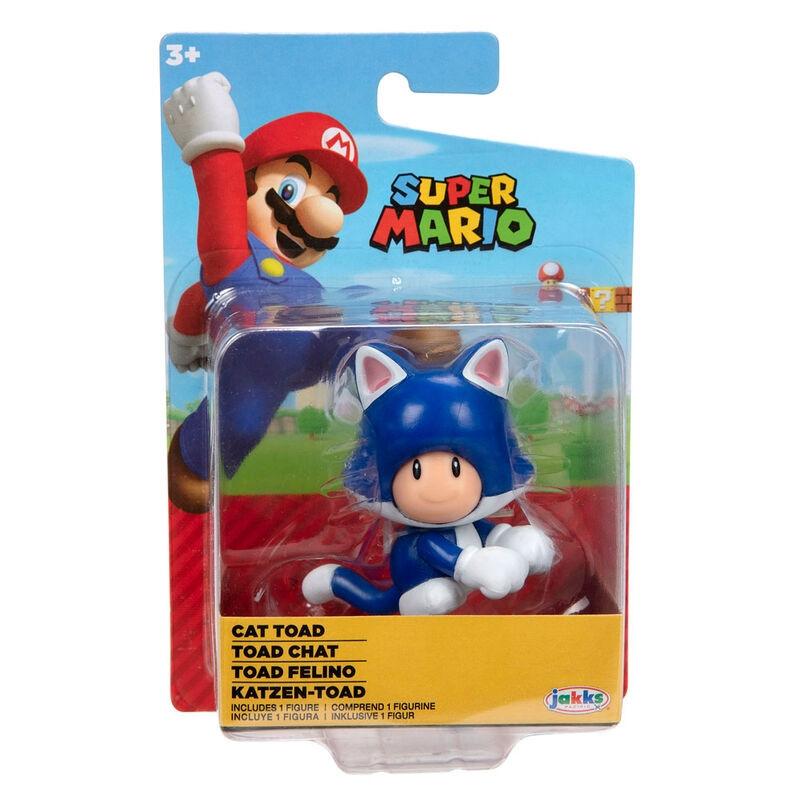 JAKKS Pacific  Nintendo Super Mario Cat Toad figure 6,5cm 