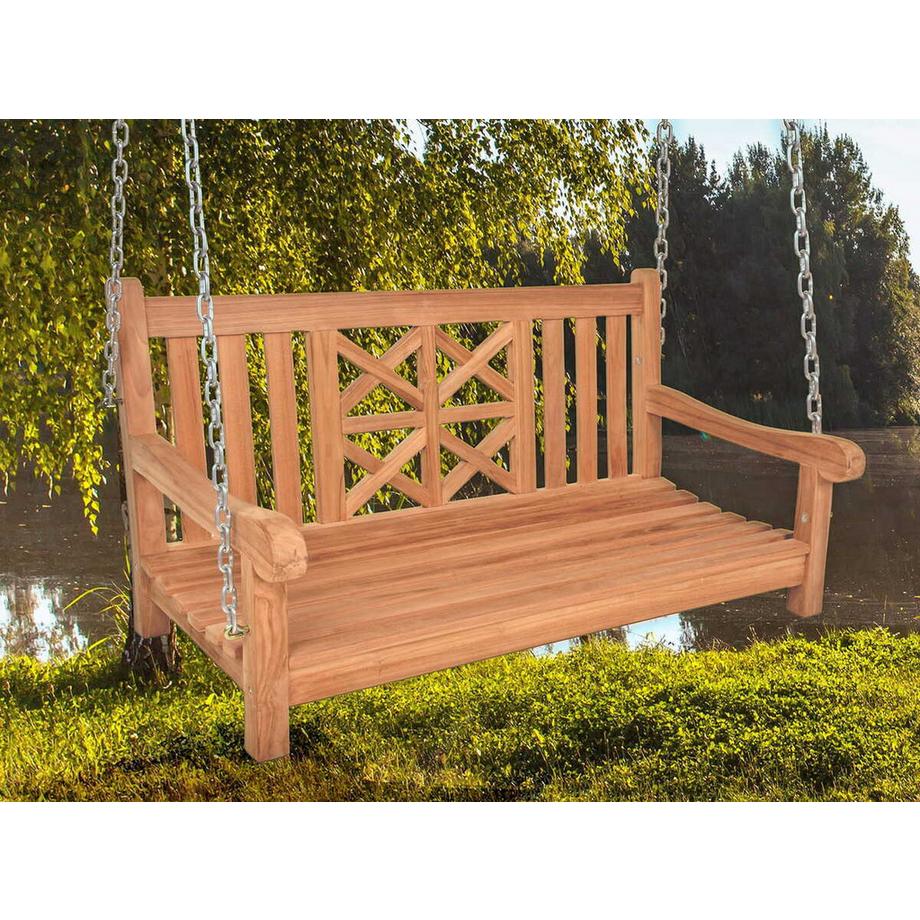 mutoni Garten Hängebank Latoa Teak natur 120  