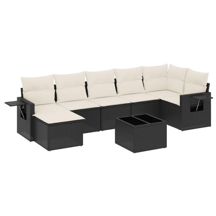 set divano da giardino Polirattan
