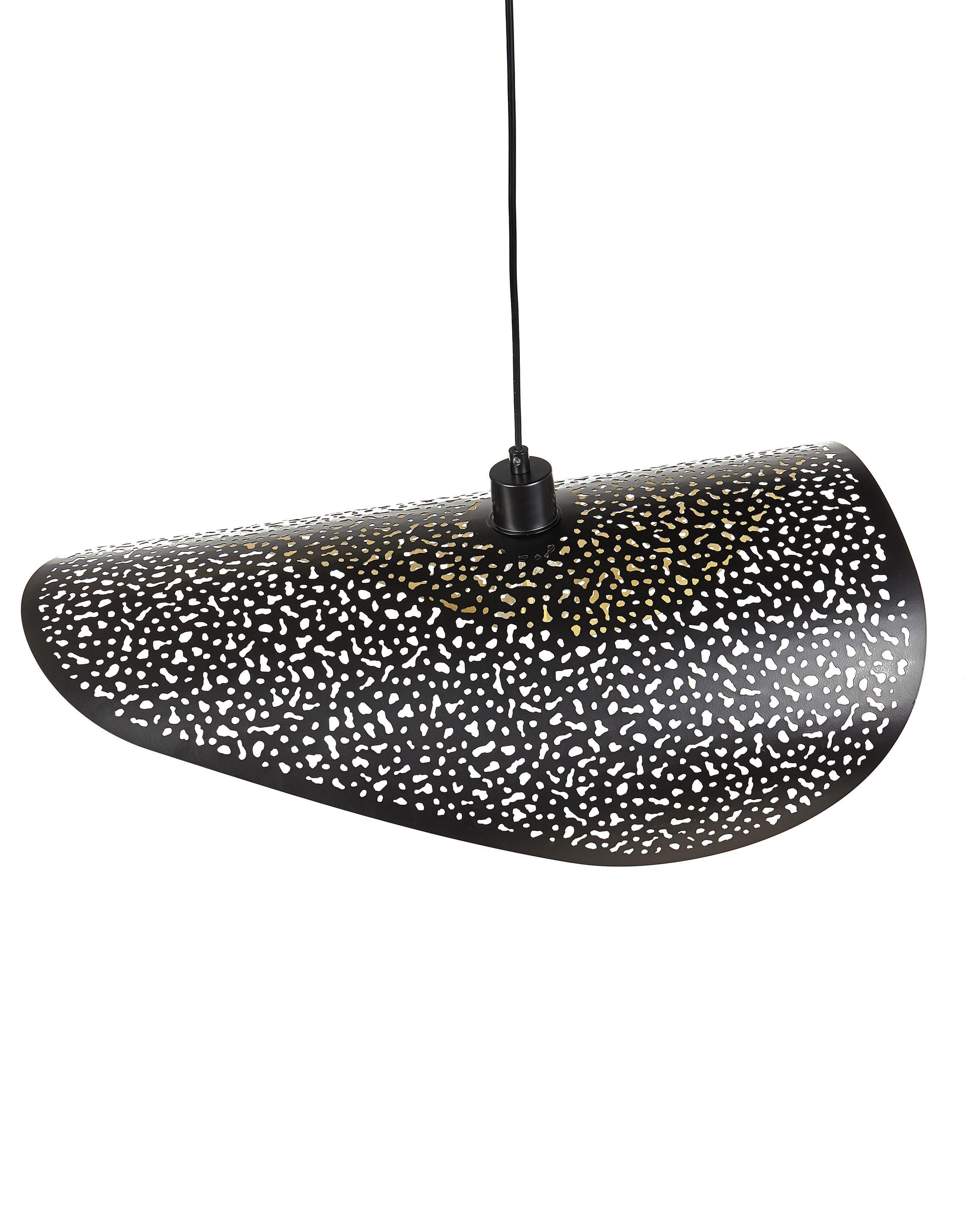 Beliani Lampe suspension en Métal Rétro MAHI  