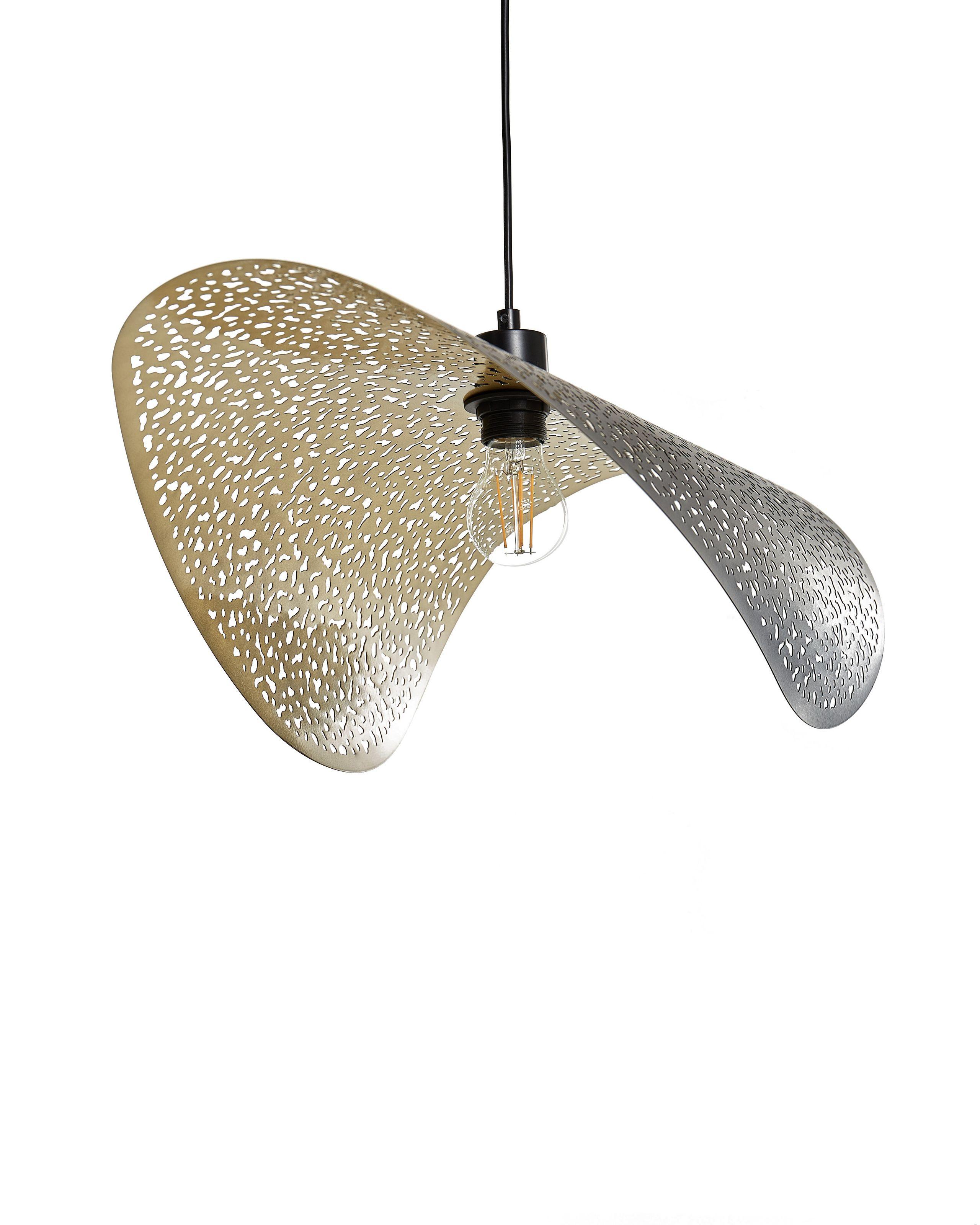 Beliani Lampe suspension en Métal Rétro MAHI  