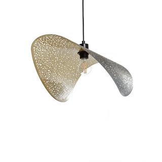 Beliani Lampe suspension en Métal Rétro MAHI  