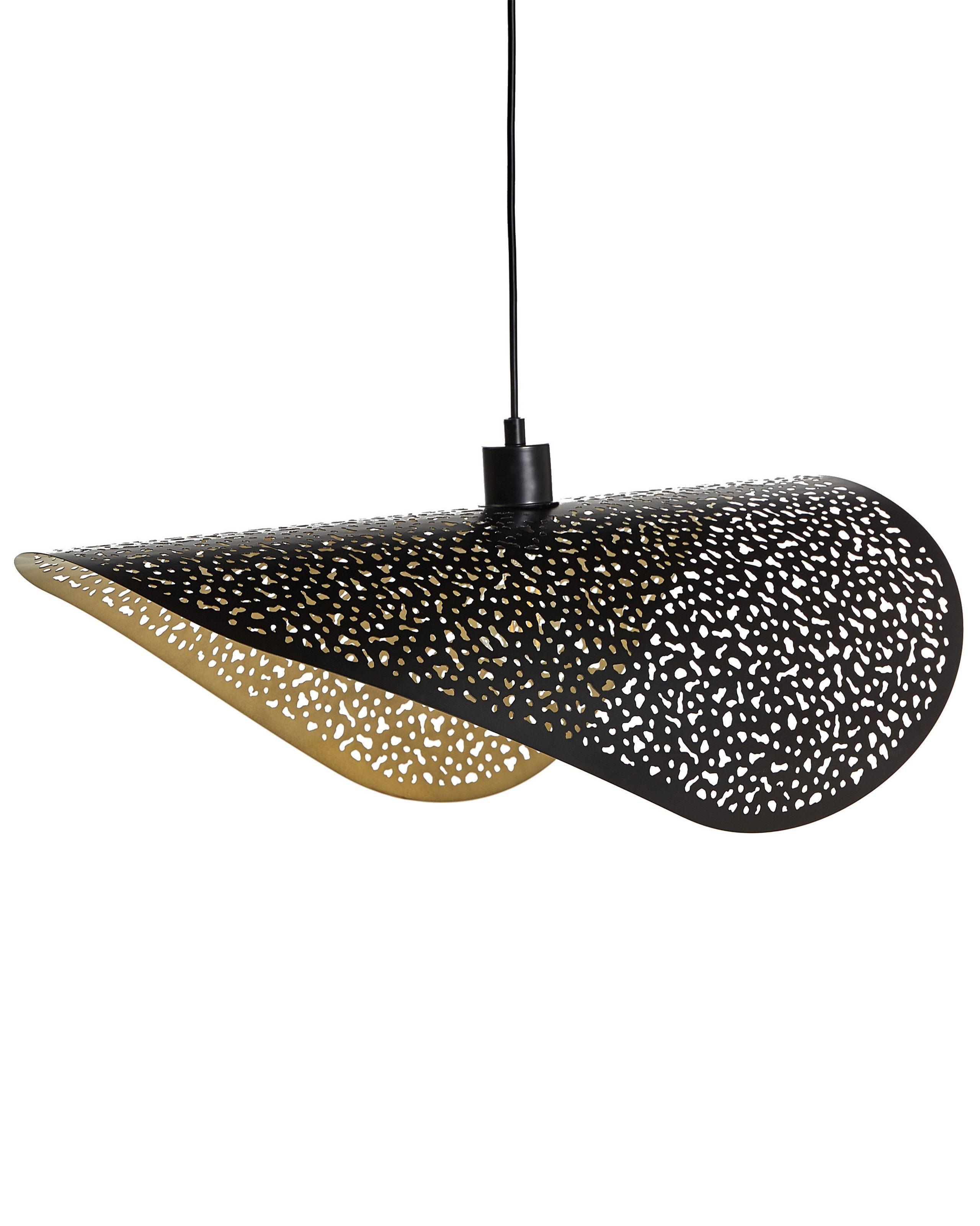 Beliani Lampe suspension en Métal Rétro MAHI  