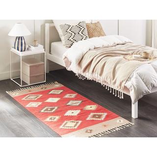 Beliani Tapis en Coton Traditionnel LORUT  