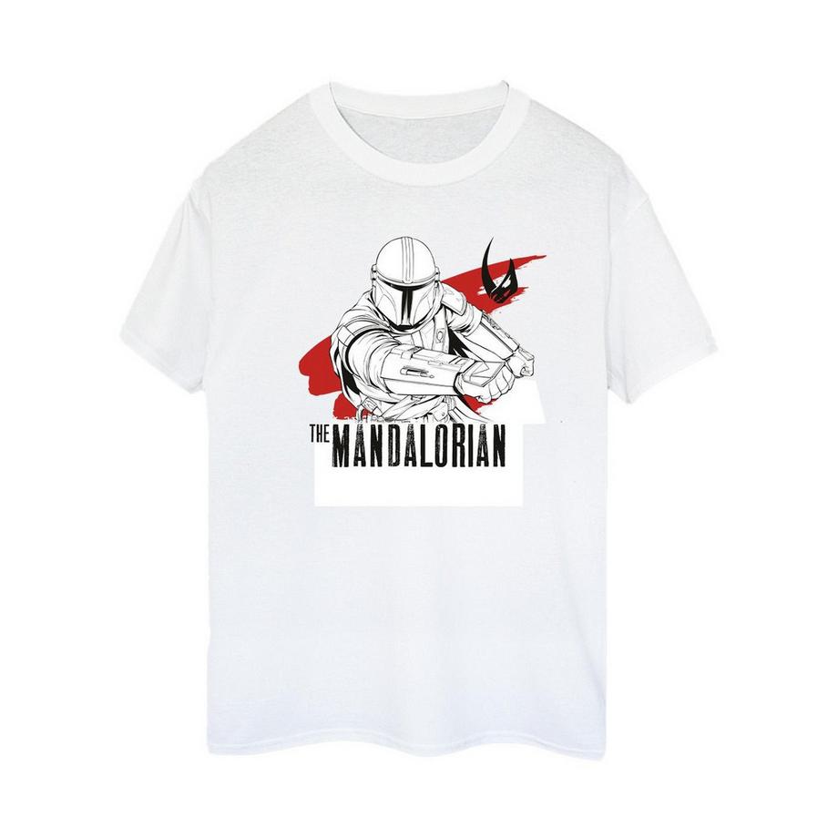 The Mandalorian Shoots Maglietta Ampia Mando