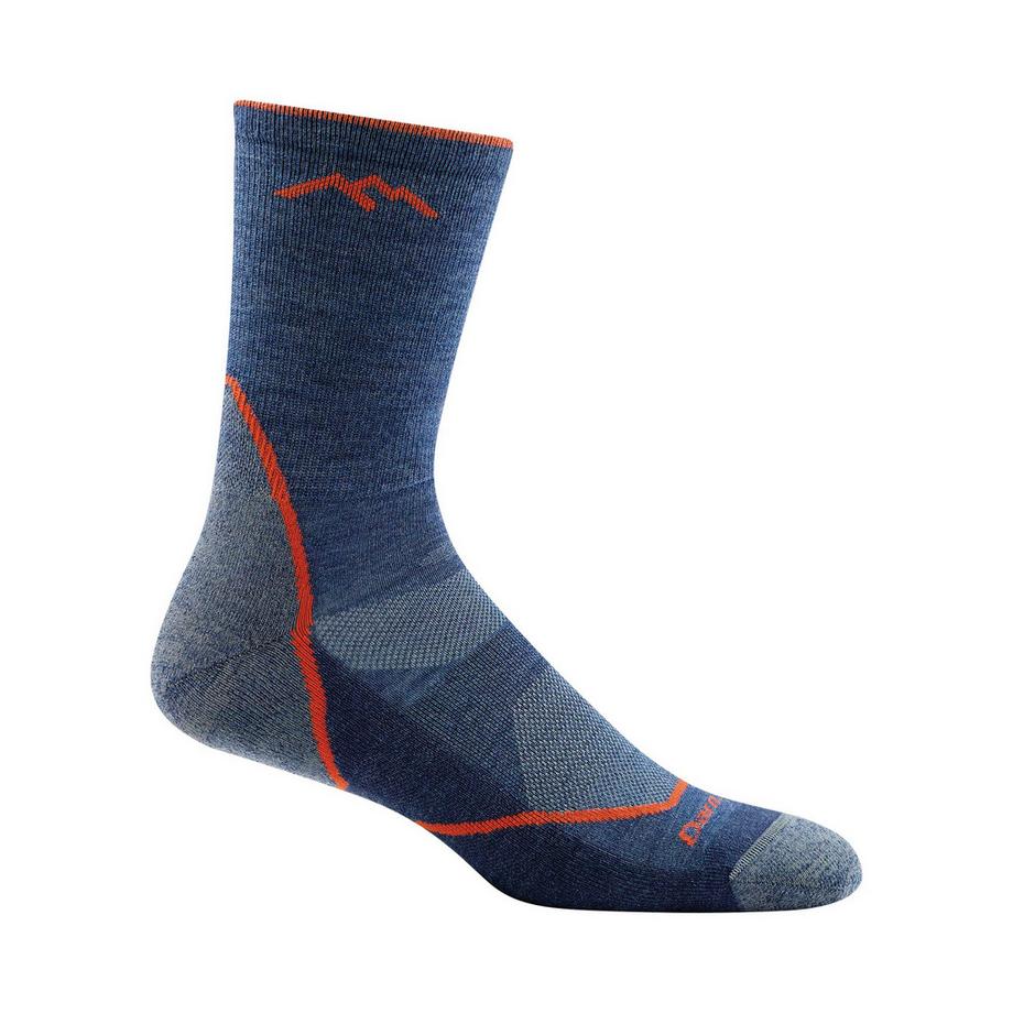 Darn Tough Chaussettes Homme Mi-Mollet Randonnée Légères Anti-Ampoules Mérinos