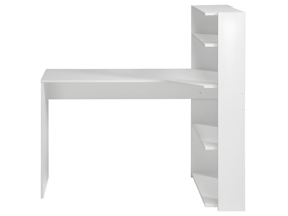 Vente-unique Bureau d'angle DELFINO 4 étagères  