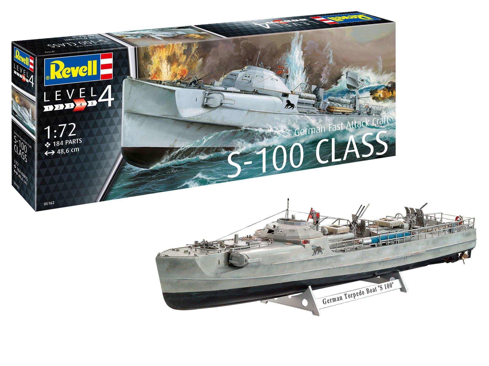 Revell  Revell S-100 Modello di nave militare Kit di montaggio 1:72 