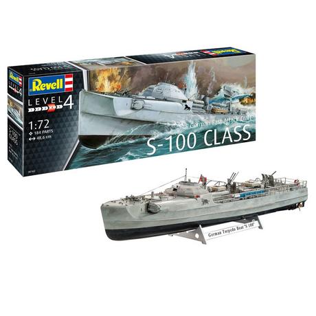 Revell  Revell S-100 Modello di nave militare Kit di montaggio 1:72 