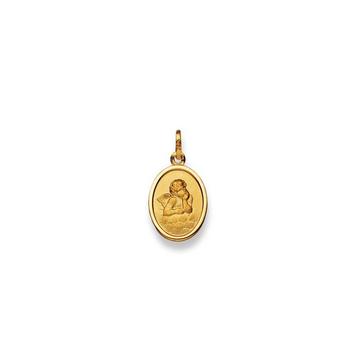 Pendentif ange en or jaune 750, 21x9mm