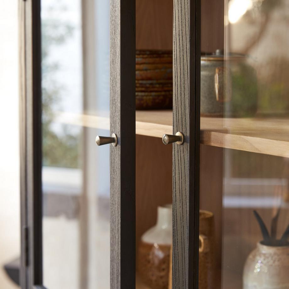 Tikamoon Geschirrschrank aus massivem Eschenholz Carmen  