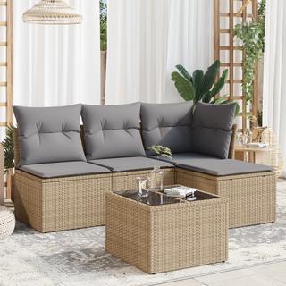 VidaXL Garten sofagarnitur poly-rattan  