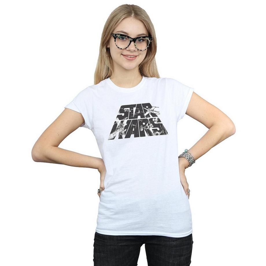 STAR WARS Maglietta con Stampa Grafica  