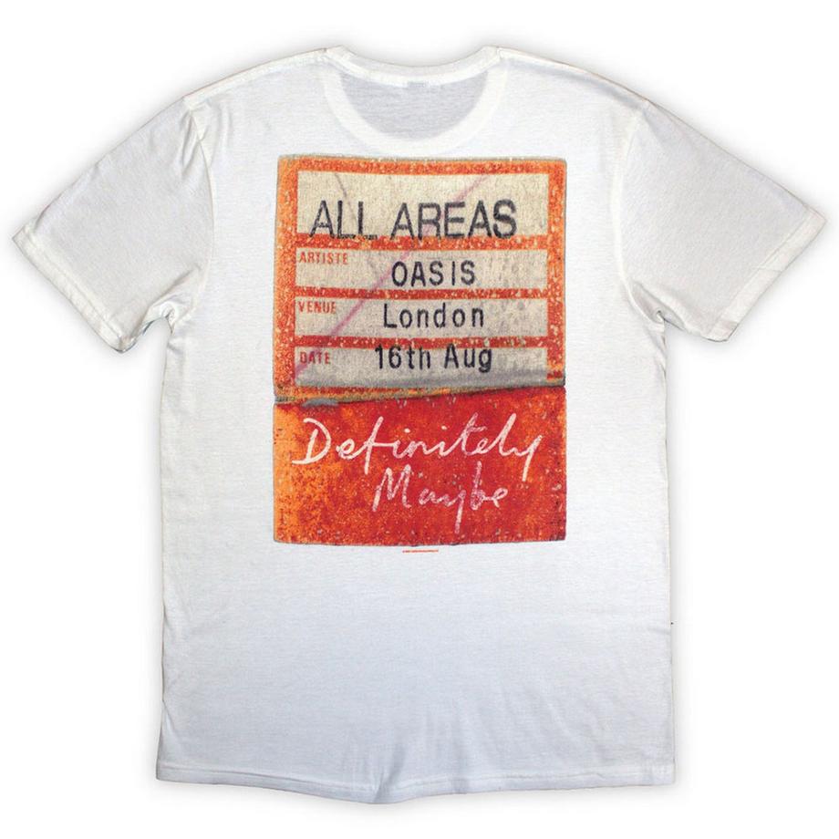 Oasis T-Shirt Definitely Maybe Aaa Pass  