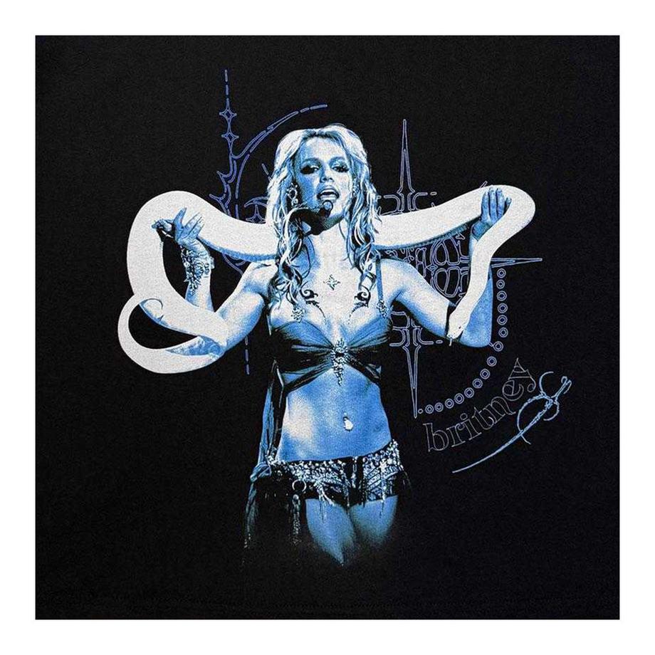 BRITNEY SPEARS Grafikdruck Crop Top  