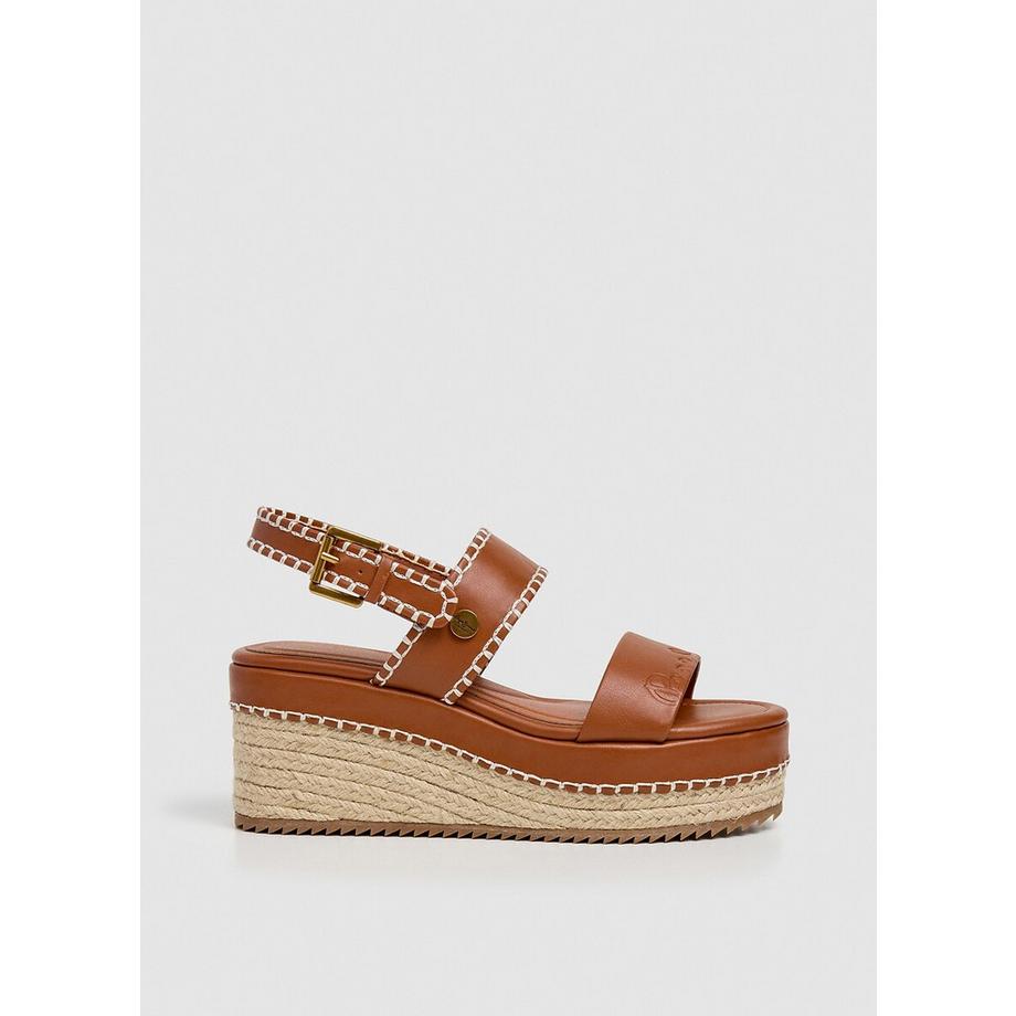 Pepe Jeans Billies Log Sandali con Zeppa  