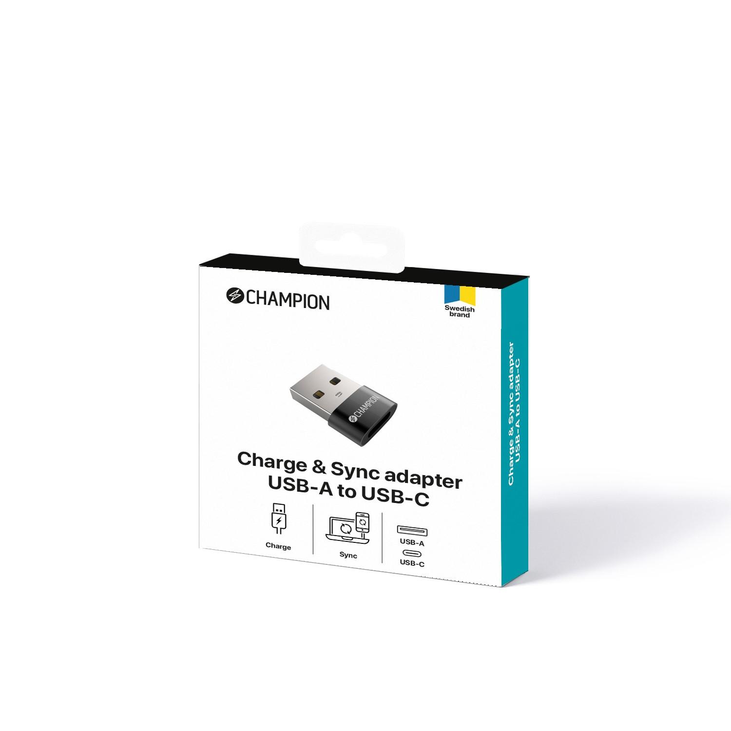 Champion  Adapter USB-A auf USB-C Buchse 