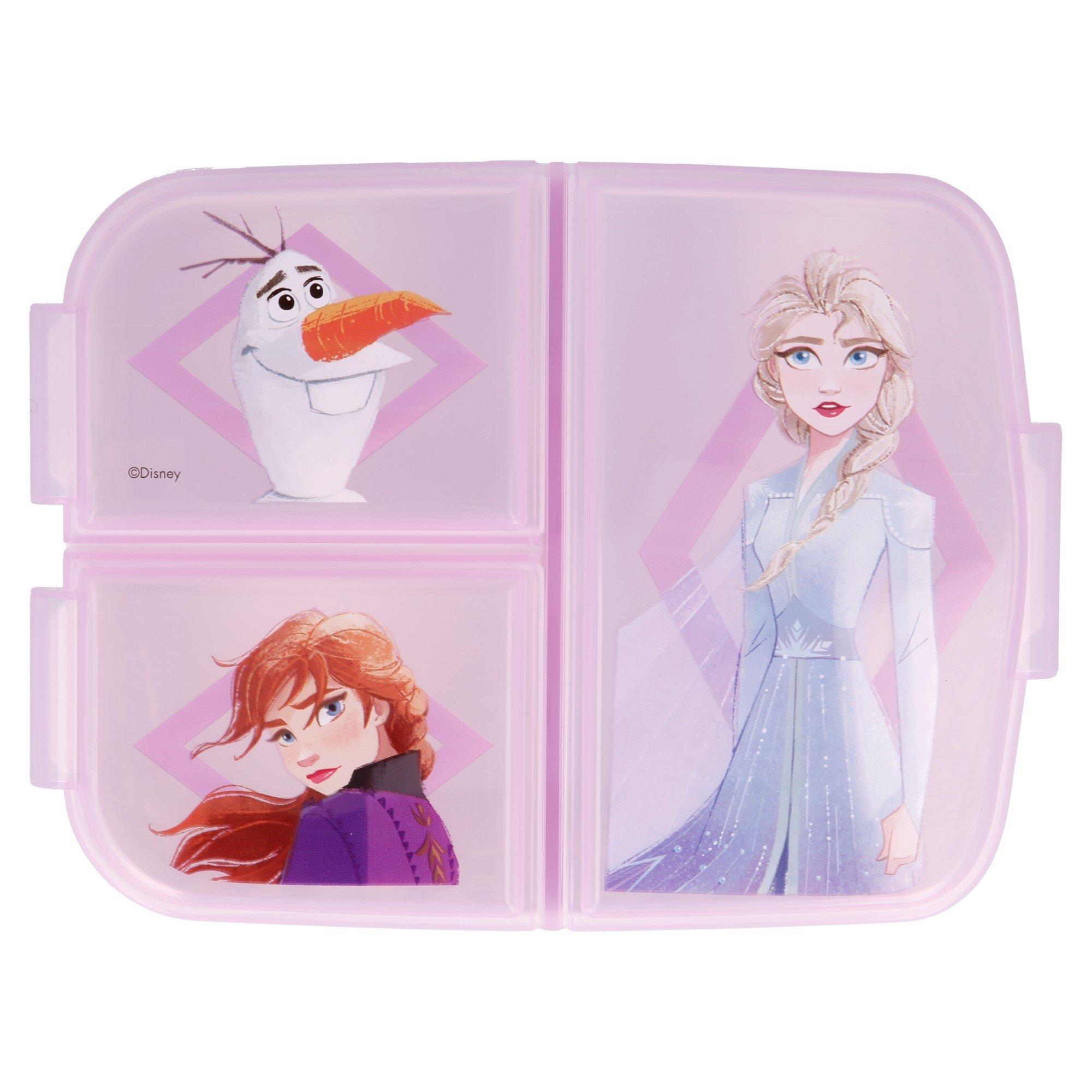 Stor Frozen 2 Anna, Elsa und Olaf - Lunchbox mit Fächern  