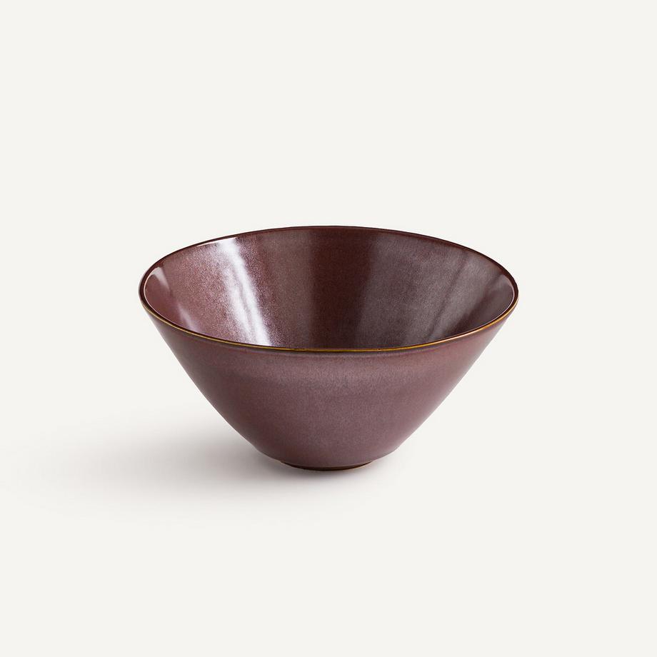 AM.PM Set aus 4 tiefen Tellern aus glasiertem Steinzeug  