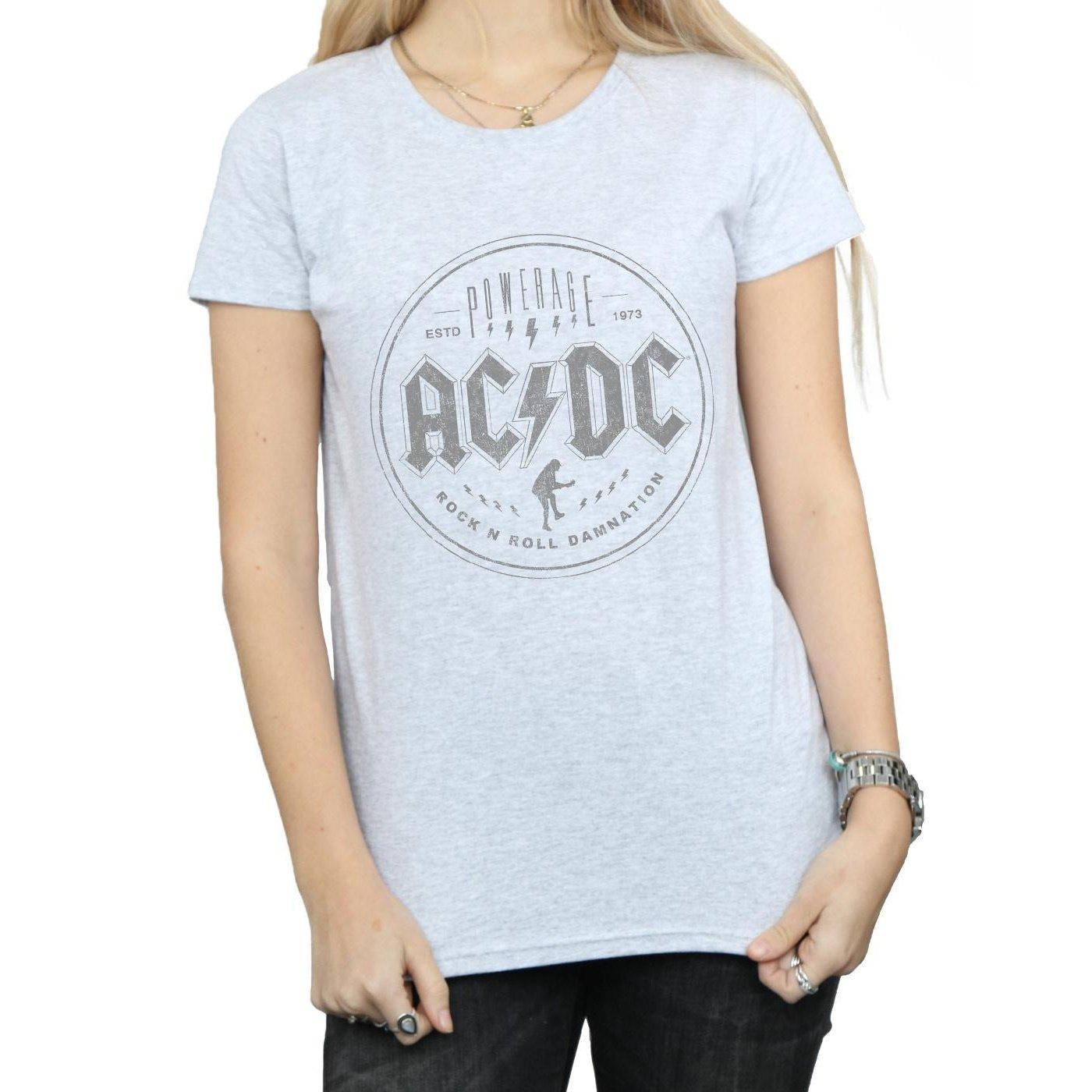 AC/DC  ACDC Rock N Roll Damnation Black TShirt 