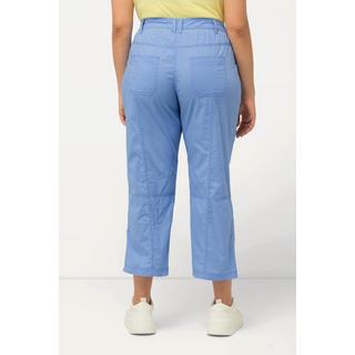 Ulla Popken  Pantalon cargo 7/8 avec attaches, taille confortable 