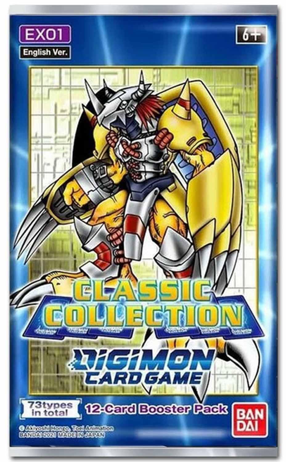 Bandai  Classic Collection EX01 Booster - Digimon Card Game - EN 