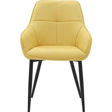 mutoni Fauteuil lin jaune  