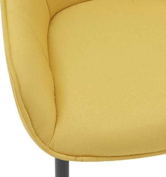 mutoni Fauteuil lin jaune  