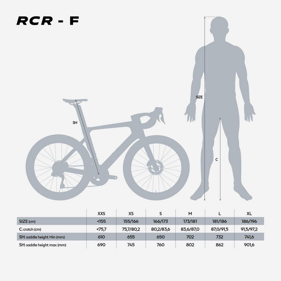 VAN RYSEL  Rennvelo RCR-F Pro Shimano 105 Di2 12V Leistungsmesser 