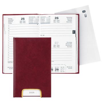 Agenda de bureau Disponent® - vin rouge