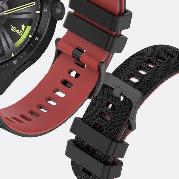 Avizar  Bracelet Huawei Watch GT3 Noir / Rouge 