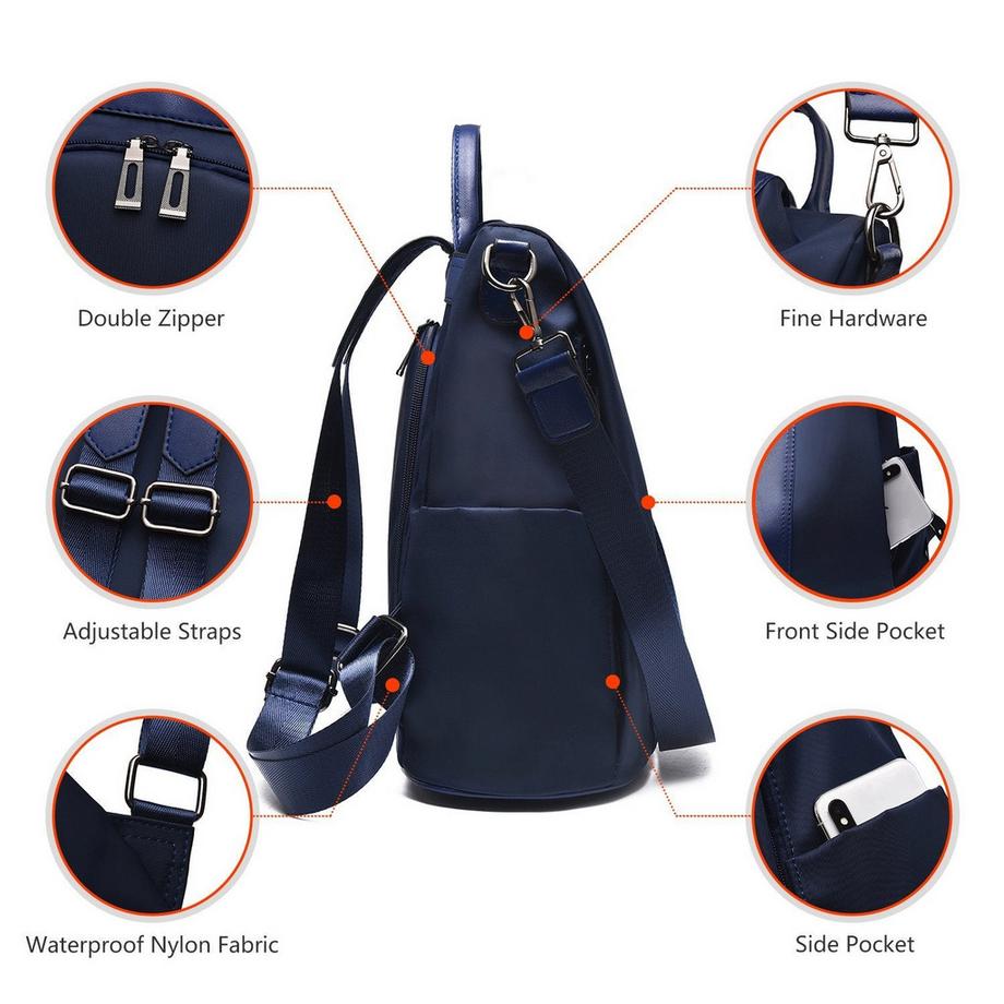 Only-bags.store  Rucksack Wasserdichtes Nylon Schulranzen 