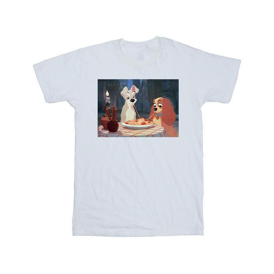 Disney Lady And The Tramp T-Shirt Stampata  