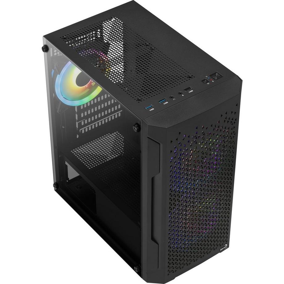 AEROCOOL  Trinity Mini Mini Tower Schwarz 