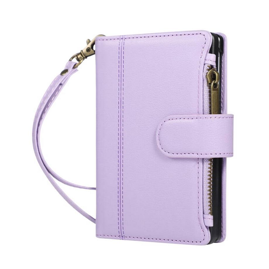 Cover-Discount  Galaxy Z Fold8 – Étui portefeuille avec bandoulière & dragonne 