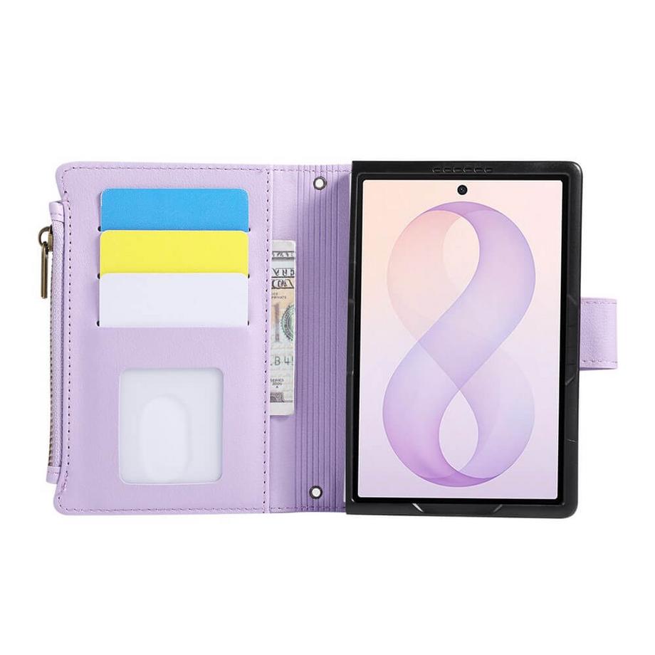 Cover-Discount  Galaxy Z Fold8 – Étui portefeuille avec bandoulière & dragonne 